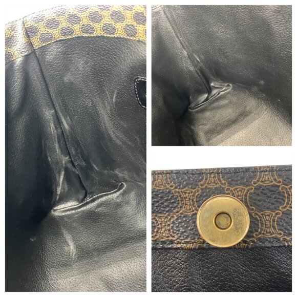 CELINE Vintage Black Shoulder Bag - Picture 5 of 10